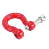 4Pcs Metal Bumper D-Ring Red Tow Hook Trailer Rescue Hook for 1/10 RC Crawler Car Traxxas TRX4 Axial SCX10 Upgrade Parts view 2