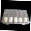 Angoily 6pcs Plastic Quarter Container Storage Tube Racks Holder Box Set for Coin Collectors view 2