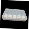 Angoily 6pcs Plastic Quarter Container Storage Tube Racks Holder Box Set for Coin Collectors view 3