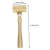 SUPVOX Funny Mini Wooden Hammers 10pcs Wooden Mallets Toy Kids Tool Toys for Boys Girls view 2