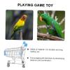 LIOOBO Miniature Grocery Cart Metal Handcart Toy for Boys and Girls Shopping Cart on Wheels for Adults Decor view 4