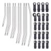 BOQEXSS for Axial for SCX10 II 90046 1/10 10Pcs Stainless Steel Links Rod Set with Ball End 313/324mm Wheelbase RC Crawler Car Upgrade Parts RC Car Parts(313mm) view 1