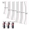 BOQEXSS for Axial for SCX10 II 90046 1/10 10Pcs Stainless Steel Links Rod Set with Ball End 313/324mm Wheelbase RC Crawler Car Upgrade Parts RC Car Parts(313mm) view 2