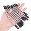 BOQEXSS for Axial for SCX10 II 90046 1/10 10Pcs Stainless Steel Links Rod Set with Ball End 313/324mm Wheelbase RC Crawler Car Upgrade Parts RC Car Parts(313mm) view 3