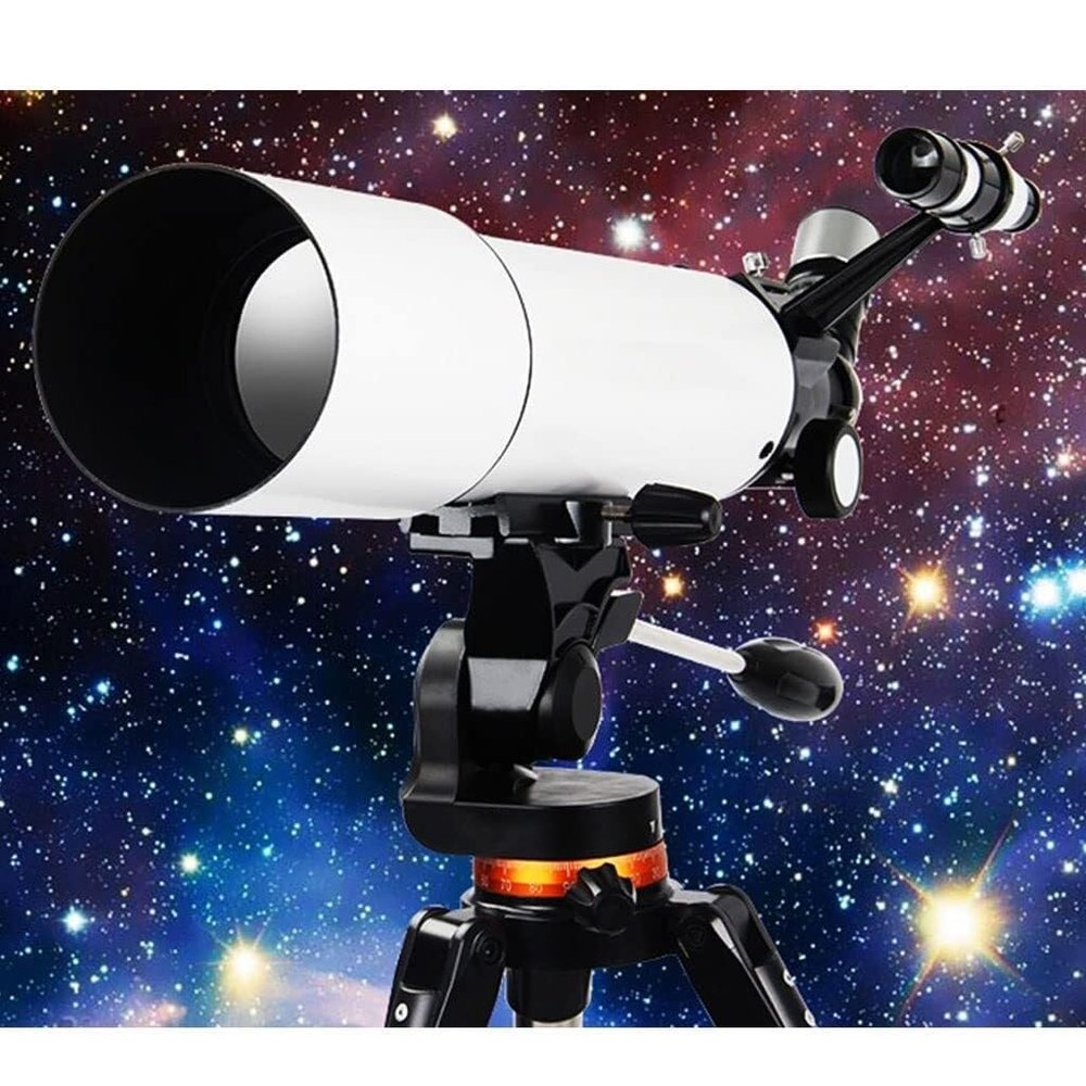 500/80 Caliber Astronomy Telescope for Kids & Beginners with Adjustable Tripod, Portable Refracting Telescope for Christmas