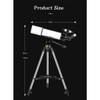500/80 Caliber Astronomy Telescope for Kids & Beginners with Adjustable Tripod, Portable Refracting Telescope for Christmas view 4