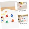 CORHAD 8Pcs Wooden Spinning Tops for Traditional Gyro for Indoor Outdoor Play Engaging Spinning Experience Party Favors view 3