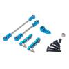 AQWBTYD RC Car Upgrade Parts for WLtoys 1/28 284131 K969 K979 K989 K999 P929 P939 Metal Steering Link Rod Pull Rods 28T Servo Links Linkage RC Upgrade Modified Parts(Blue) view 1