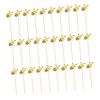 Ciieeo 100pcs Bee Theme Cake Toppers Charming Honeycomb Decorations for Birthday Shower Graduation Parties Adorable Cupcake Picks for Fun Celebrations view 1