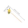 Ciieeo 100pcs Bee Theme Cake Toppers Charming Honeycomb Decorations for Birthday Shower Graduation Parties Adorable Cupcake Picks for Fun Celebrations view 2