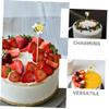 Ciieeo 100pcs Bee Theme Cake Toppers Charming Honeycomb Decorations for Birthday Shower Graduation Parties Adorable Cupcake Picks for Fun Celebrations view 3