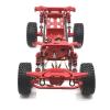for MN128 MN86 MN86S MN86K MN86KS for MN G500 1/12 Metal Steering Link Rod Pull Rod and Servo Arm RC Crawler Car Upgrade Parts RC Car Upgrade Part(Red) view 2