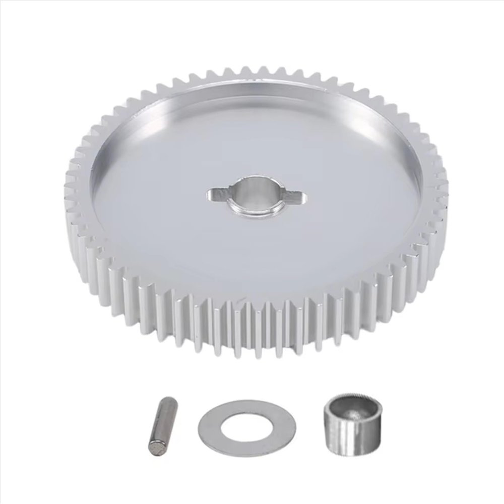 RC Car Parts Compatible with Tamiya for TT-01 TT01D TT01E 1/10 RC Car Upgrade Parts Accessories Metal 61T Spur Gear 51004