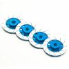 RC Car Upgrade Parts for Sakura D4 1/10 4pcs Wheel Brake Disc Set RC Drift for Racing Car Model Upgrade Parts Modified Accessories Replacement DIY Parts(Blue) view 1
