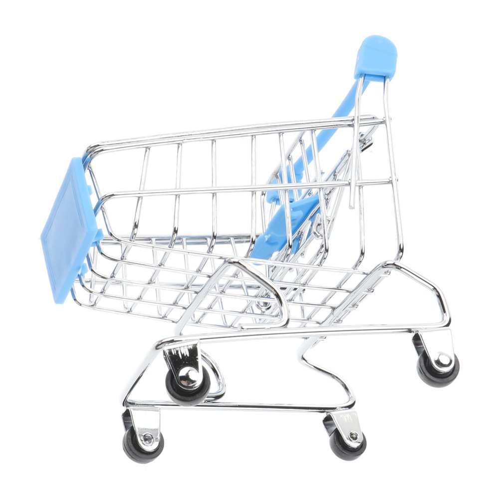 KESYOO Metal Mini Shopping Cart Toy Boys and Girls's Utility Cart Small Mini Handcart for Candy Giving