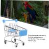 KESYOO Metal Mini Shopping Cart Toy Boys and Girls's Utility Cart Small Mini Handcart for Candy Giving view 2