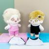 niannyyhouse 17cm Doll Clothes Sleeveless T-Shirt Pants Sports Suit 15cm Plush Doll Dressup (A4) view 2