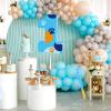 16 Inch Number 1 Dog Paw Pinata with 16 Inch Piata Stick Blindfold Confetti for Boy Girl Kids 1st Birthday Party Decorations (1st) view 4