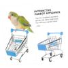 ERINGOGO Metal Mini Shopping Cart Toy for Boys and Girls Grocery Cart on Wheels for Adults Home Office Decorative Item view 4