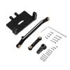 RC Car Accessories Compatible with Axial for SCX24 1/24 RC Track Car Upgrade Parts Servo Mount Bracket Steering Arm Steering Rod(Black) view 1