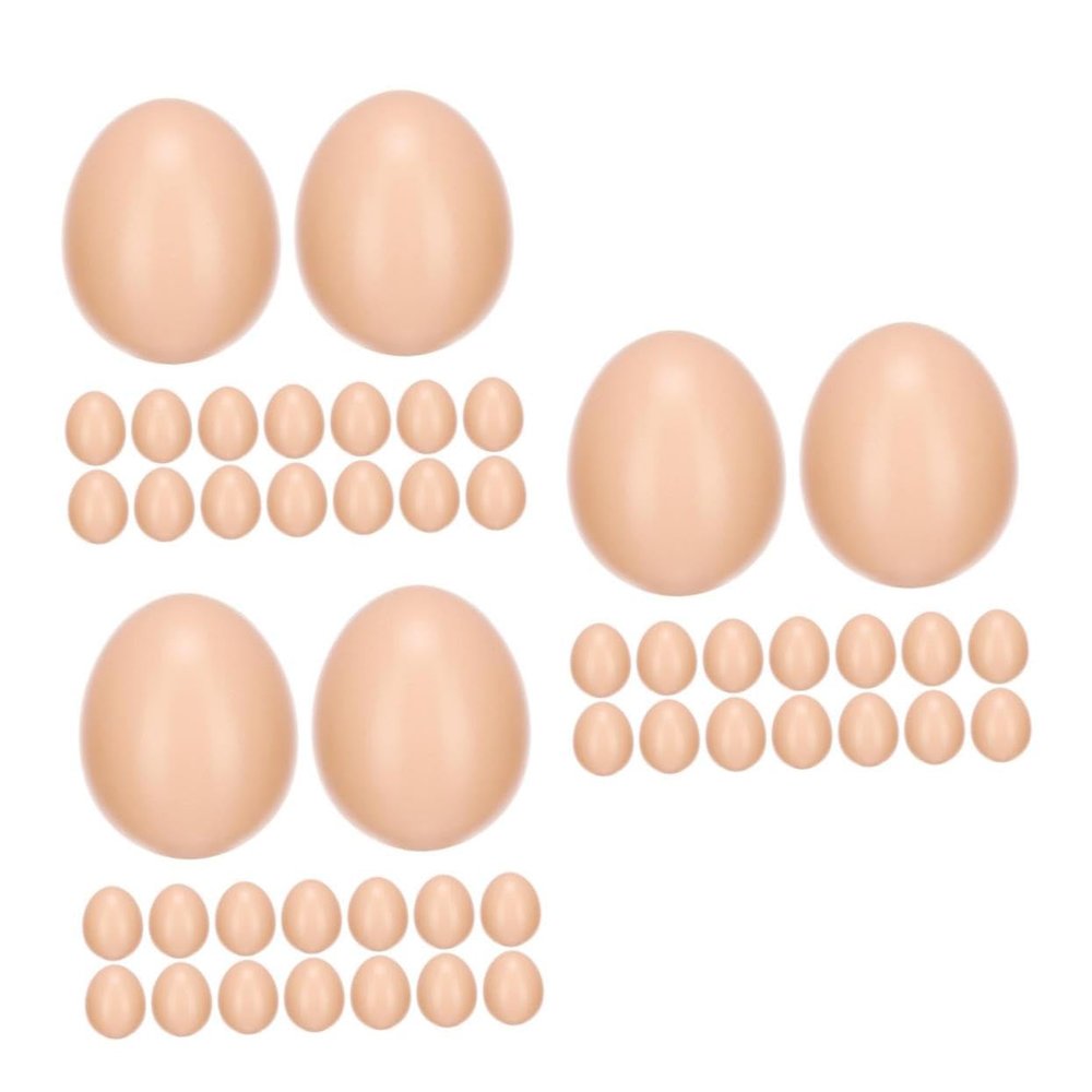 CHICAMPERA 60pcs Graffiti Simulation Easter Eggs Realistic Plastic Eggs for Boys and Girls Crafting and Decorating for Easter Supplies and Creative Play