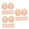 CHICAMPERA 60pcs Graffiti Simulation Easter Eggs Realistic Plastic Eggs for Boys and Girls Crafting and Decorating for Easter Supplies and Creative Play view 1