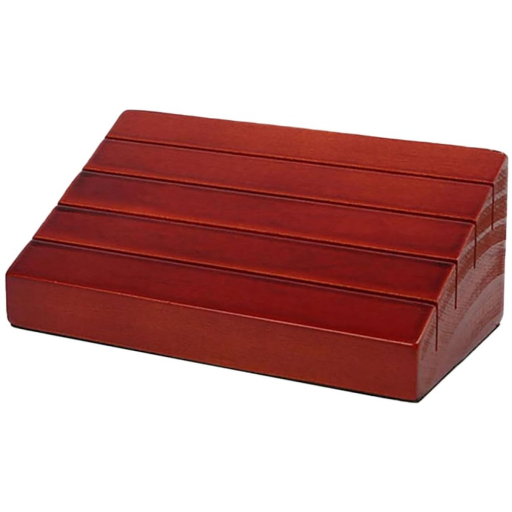 ERINGOGO Wooden Playing Card Stand Display Base Hand-free Card Holder for Games Solid Pine Material for Family Gatherings and Board Games