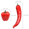 Ciieeo 20pcs Artificial Pepper Models Realistic Fake Chili Home Office Decorative Props view 2