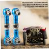 HOMOBABE 6pcs Adjustable Steering Tie Rod for Car Truck Pull Rod for Replacing Old Broken Links Polished Finish Design view 4