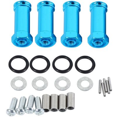 Aluminum 12Mm Hex Hub 24Mm Extension Adapter Wheel Spacer Widener for 1/18 WLtoys A959 Upgrade Parts Fit A949 A969 A979 RC