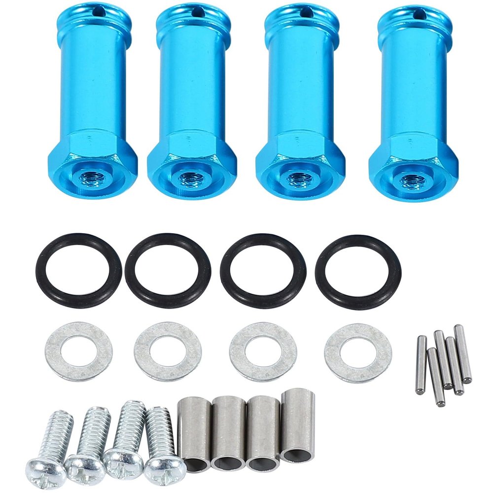 Aluminum 12Mm Hex Hub 24Mm Extension Adapter Wheel Spacer Widener for 1/18 WLtoys A959 Upgrade Parts Fit A949 A969 A979 RC