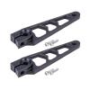 BOQEXSS for Protek for Savox for Futaba 7075-T6 1/10 Aluminum 25T Servo Horn Arm | 40mm (1.57") CNC-Machined Upgrade Servo RC Crawler RC Car Parts(Black,2pcs) view 1