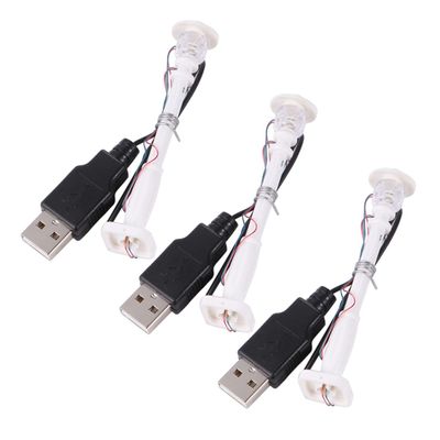 Milisten 3pcs Mini Street Lights Street Lamp Post Building Blocks Toy Led Glow Components
