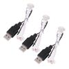 Milisten 3pcs Mini Street Lights Street Lamp Post Building Blocks Toy Led Glow Components view 1