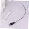 Milisten 3pcs Mini Street Lights Street Lamp Post Building Blocks Toy Led Glow Components view 2