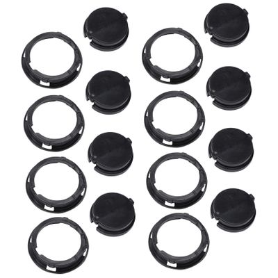 Uonlytech 50pcs Indestructible Plastic Stoppers Covers for Money Saving Box Cashbox