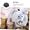 Uonlytech 50pcs Indestructible Plastic Stoppers Covers for Money Saving Box Cashbox view 3