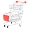 BESPORTBLE Cart Model Boys and Girls Double-Layer Shopping Cart Toy Mini Rolling Trolley for Boys Girls view 1