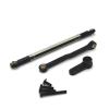 for MN D90 for MN99S for MN78 for MN82 for MN168 1/12 Metal Steering Link Rod Pull Rod Servo Arm RC Car Upgrade Parts Accessories RC Car Parts(Black) view 1