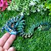 3D Printed Crystal Dragon Model,Flexible Realistic Articulated Animal Fidget Toys,Mystery Figurines Gifts for Easter,Executive Desk Funny Dcor and Festival Collectible,Easter Basket Stuffers view 4