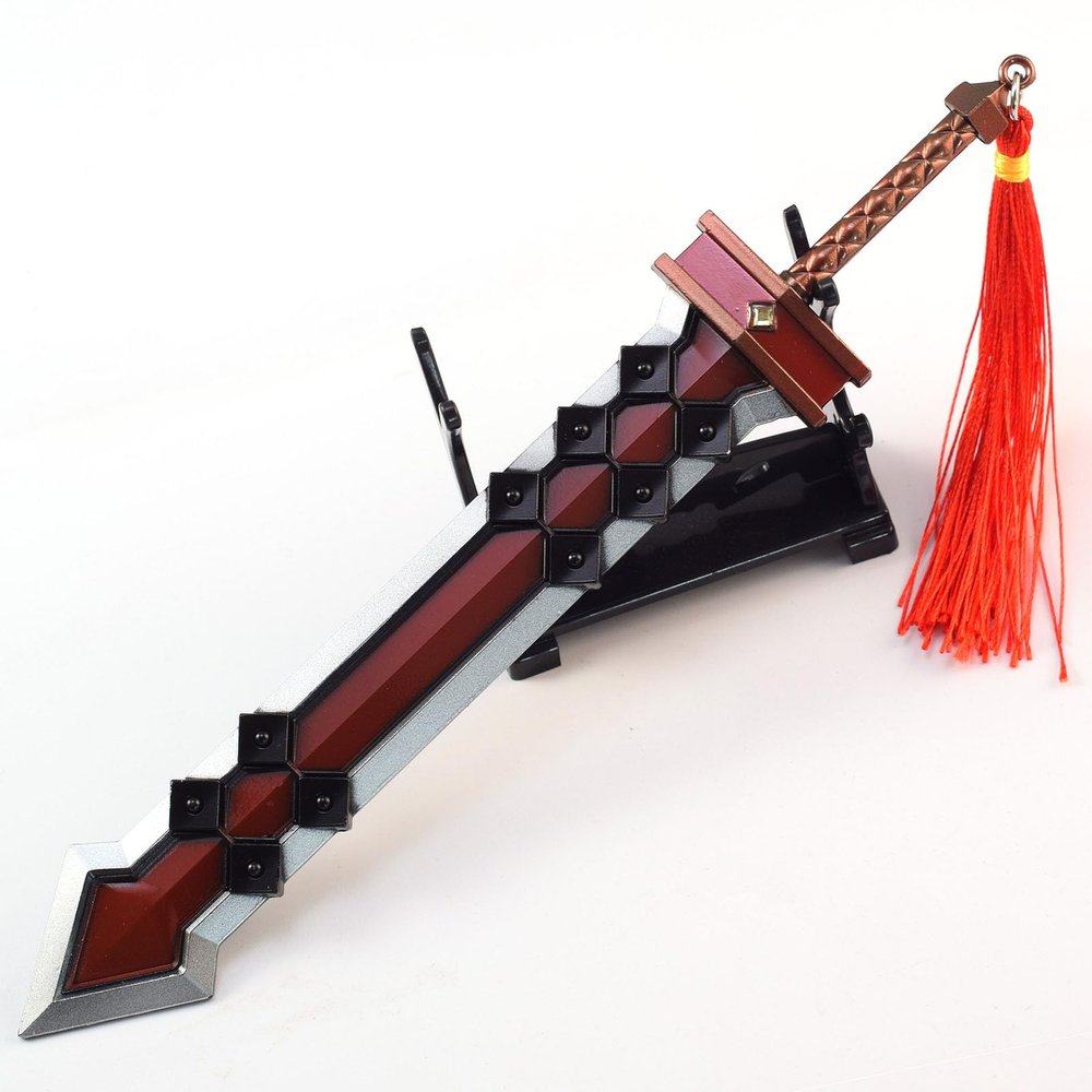 GTXEG Wow Cataclysm's Edge, Game Equipment 22cm/8.66in Metal Model with Display Stand Cosplay Merchandise Prop Anime Mini Home Decor Desktop Ornaments Merch