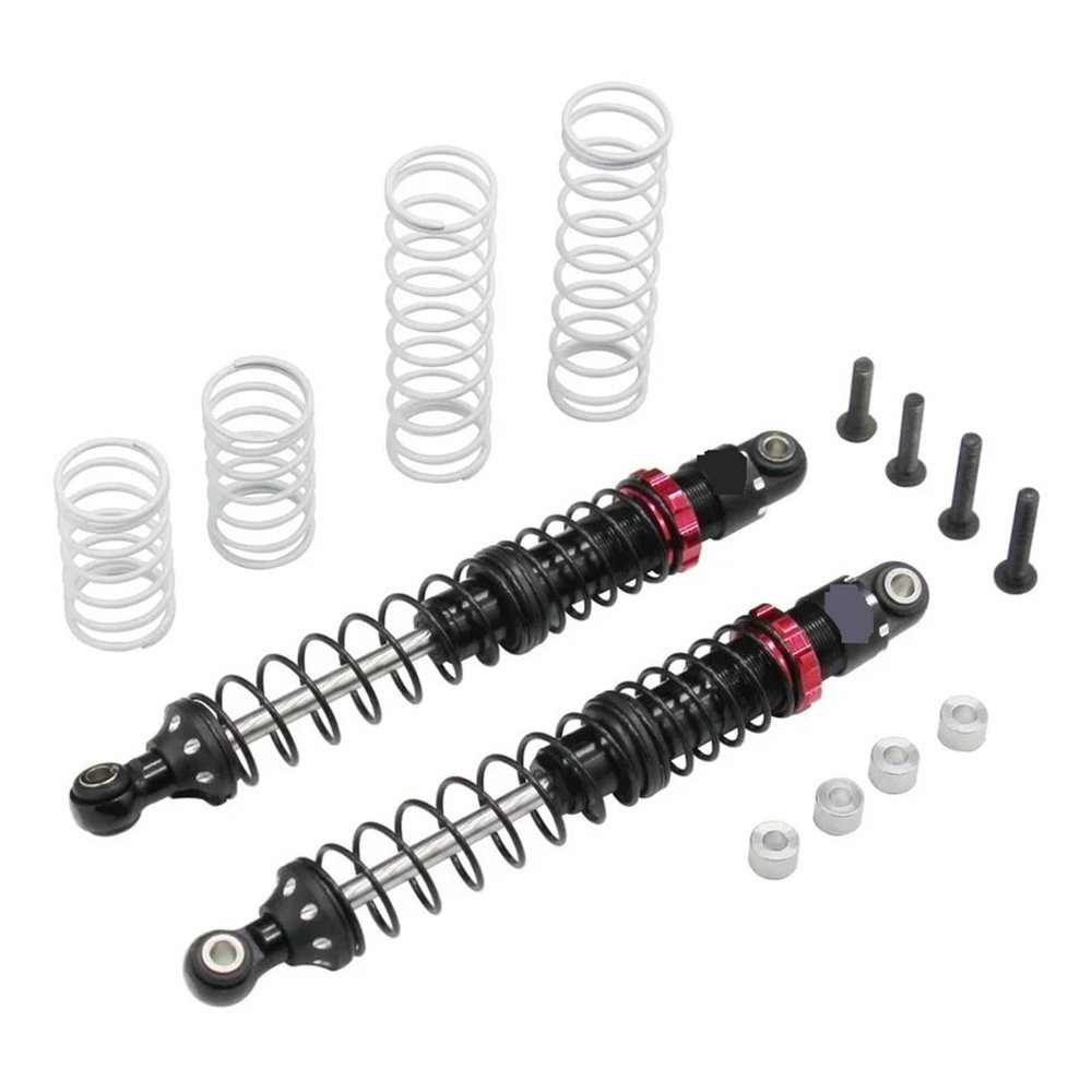 HR 1/10 RC Climbing Car All Metal Thin Diameter Double Spring 100MM Shock Absorber SCX10 TD100V02