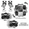 Amphibious Remote Control Car, 1:18 RC Off-Road Monster Truck Toys for Boys,4WD All Terrain Off-Road Pickup, 2.4 GHz RC Vehicles, Waterproof RC Trucks, Christmas Birthday Gifts for Boy Girl (Grey) view 4