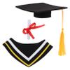 GLEAVI Stuffed Animal Graduation Gown Cap Outfit for Plush Bears Adorable Graduation Costume Scarf Tassel and Certificate for Celebrations view 1