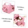 FELTECHELECTR Boys and Girls's Dress-up Airplane Costume Rotating Fan Cardboard Toy Airplane for Boys Interactive Making Set view 3