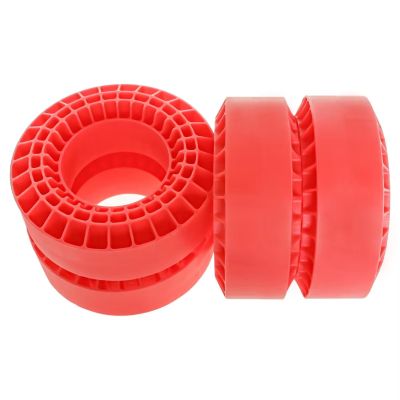 RC Car DIY Parts for TRX4 for SCX10 III CJ-7 for Capra BRX01 TF2 GEN8 1/10 1.9'' Tires Soft Silica Gel Anti Foams Insert 108x42mm RC Crawler Rigs(Red)