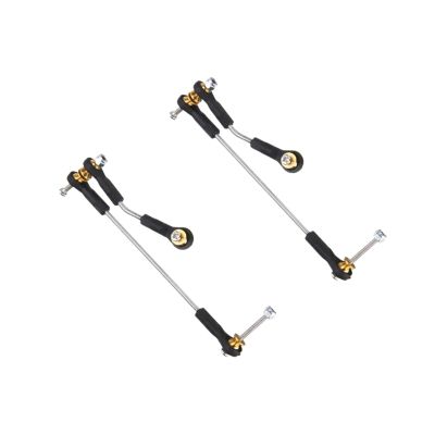 AQWBTYD RC Car Upgrade Parts for WPL C14 C24 C34 B1 B14 B24 B16 B36 1/16 RC Steering Link Servo Link Rod Steering Linkage Upgrades Parts Spare Accessories