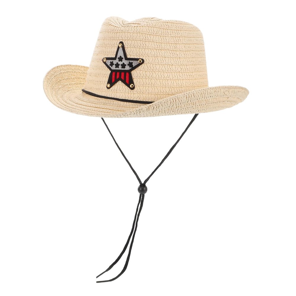 Abaodam Boy Girl Design Uv Beach Cap for Boy Girl Sun Hat for and Western Costume Parties