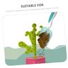 Mikikit 4pcs Gardening Tools Set Outdoor Planting Shovels Rake for Boys and Girls Playtime Soft view 2