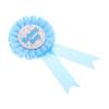 Kisangel Happy Birthday Rosette Badge Pin Tinplate Ribbon Decorative Brooch for Party Supplies and Celebrations Compact Design for Festive Occasions for Birthday Parties view 1
